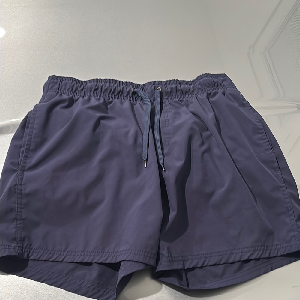 Sunsations Men’s Navy Blue Drawstring Swin Shorts